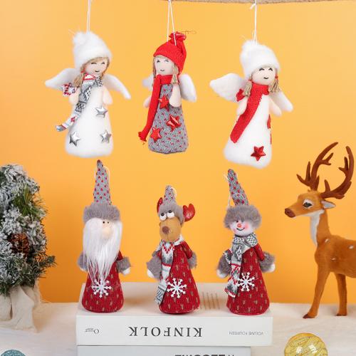 Doek Kerstboom hangende Decoratie meer kleuren naar keuze stuk