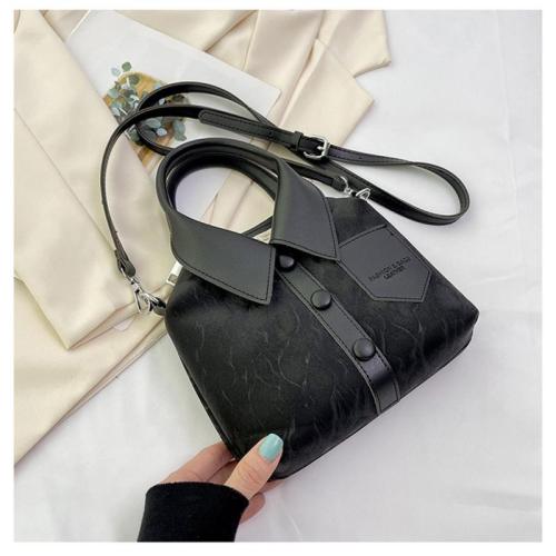 PU Leather Handbag soft surface & attached with hanging strap PC