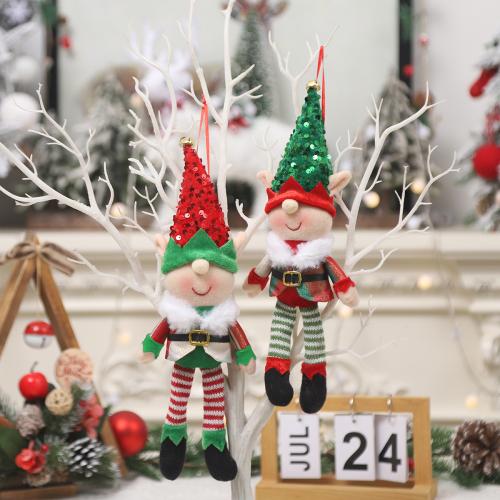PP Katoen & Doek Kerstboom hangende Decoratie ander keuzepatroon meer kleuren naar keuze stuk
