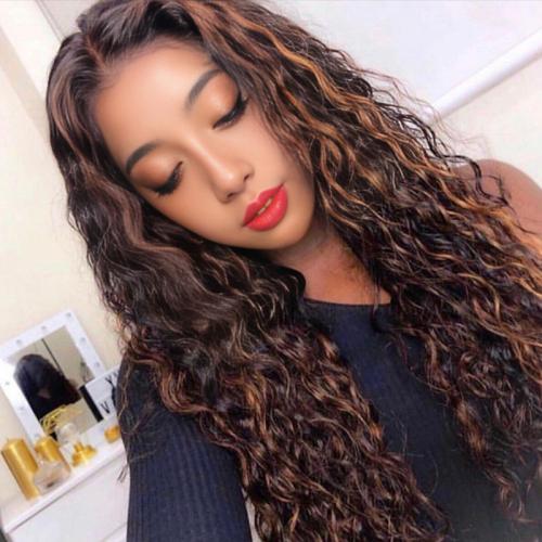 High Temperature Fiber mid-long hair Wig Can NOT perm or dye & curling PC