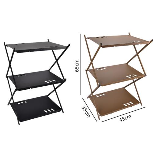 Aluminium Alloy & Iron Multilayer & foldable Shelf portable PC