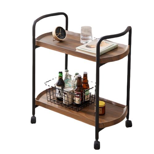 Medium Density Fiberboard & Metal Tea Table for storage Solid PC