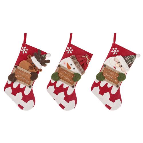 Leinen & Plüsch & Kleber gebunden Stoff Hängende Dekoration, Weihnachtsmann, mehr Farben zur Auswahl, Stück