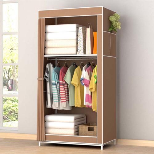 Steel Tube & Adhesive Bonded Fabric Cloth Storge Rack for storage & large capacity PC
