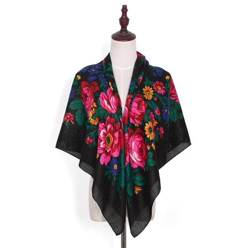 Rayon Women Scarf thermal printed PC