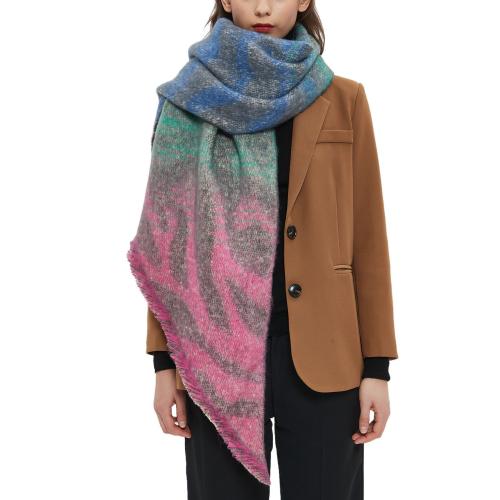 Polyester Multifunction Women Scarf thermal jacquard PC