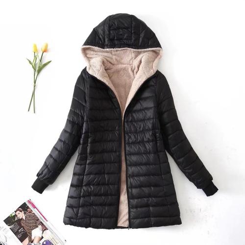 Polyester Women Parkas thicken & thermal PC