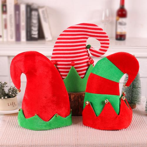 Métal & Flannelette Chapeau de Noël Patchwork plus de couleurs pour le choix pièce