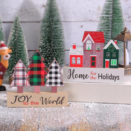 Bois Décoration de Noël Peint plus de couleurs pour le choix pièce
