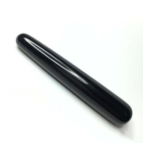 Obsidian Massage Gemstone durable & massage Solid black PC