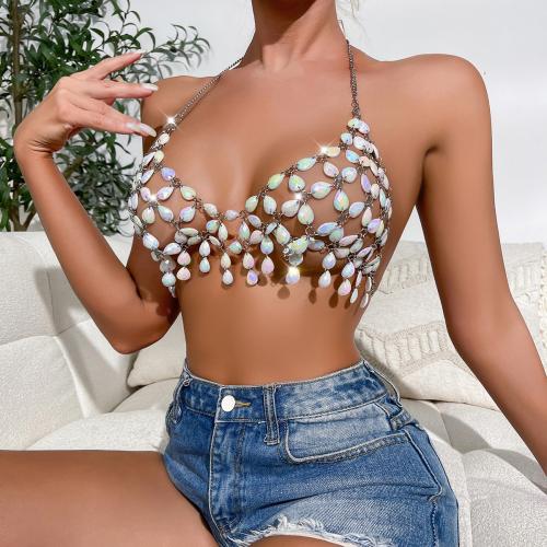 Akryl Noční klub bez rukávů Top Patchwork : kus