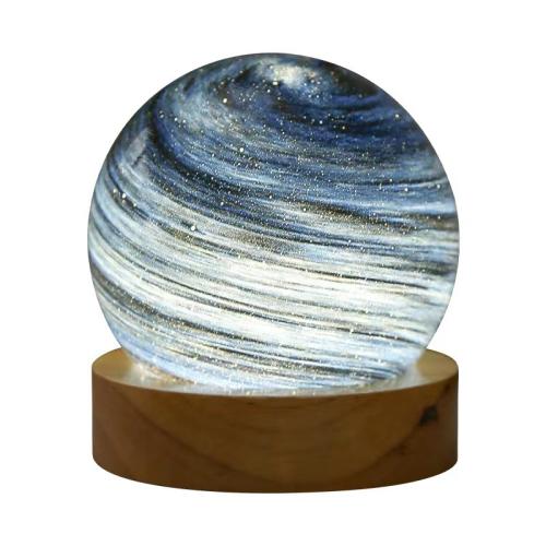 Glass & Wood Creative Night Lights durable & with USB interface PC