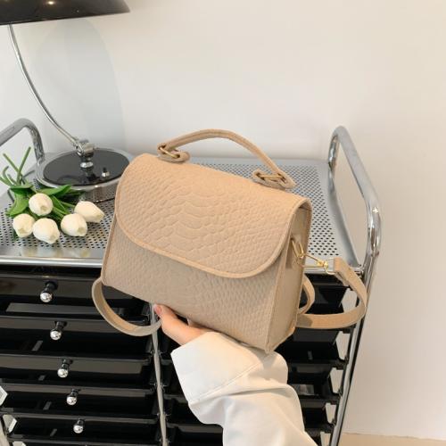 PU Leather Box Bag Handbag soft surface snakeskin pattern PC