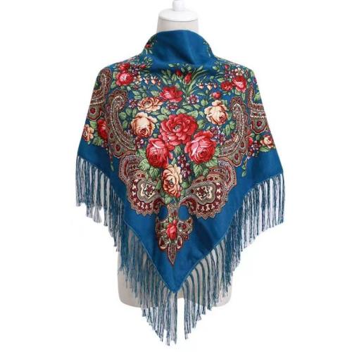 Polyester Women Scarf thermal printed PC