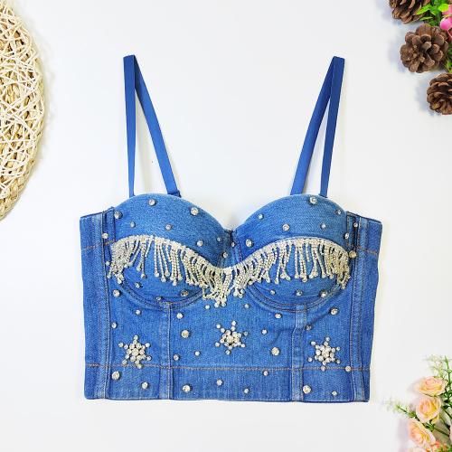 Denim Camisole Blauwe : stuk