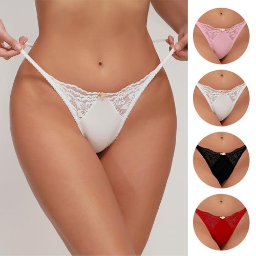 Polyamide Sexy T-back & breathable Solid PC