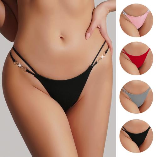 Polyamide Sexy T-back & breathable Solid PC