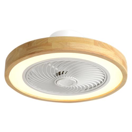 Plástico ABS & Acrílico & Madera Lámpara de ventilador, trozo