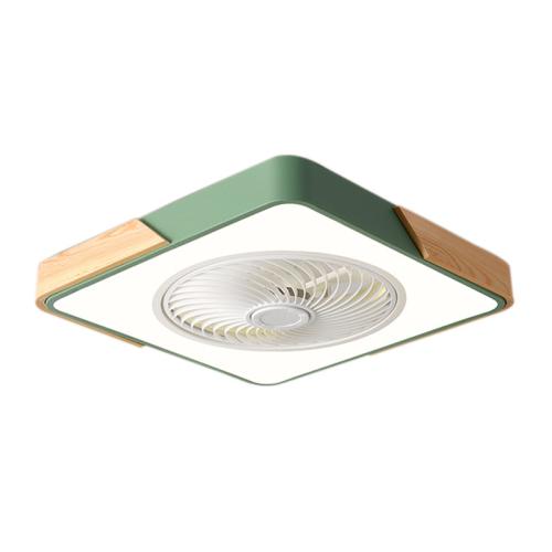 Plástico ABS & Acrílico Lámpara de ventilador, Latón & Madera & Hierro, más colores para elegir, trozo