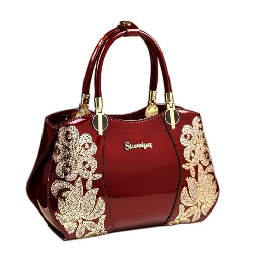 PU Leather Easy Matching Handbag durable red PC