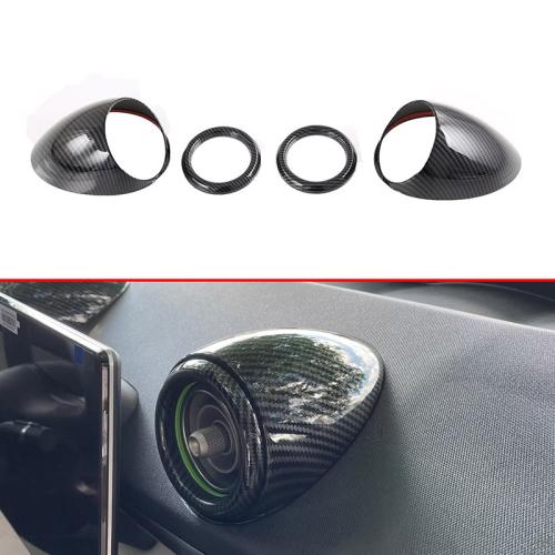 ABS Vehicle Decorative Frame four piece Carbon Fibre texture Set