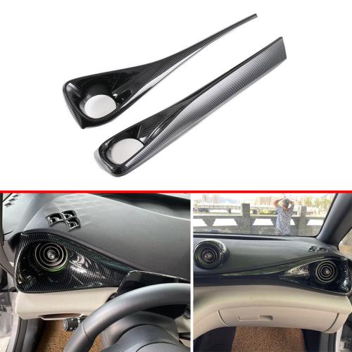 ABS Auto Decoraton Strip two piece Carbon Fibre texture Set