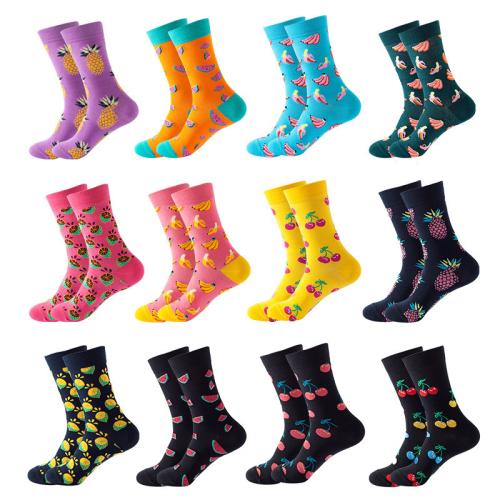 Coton Chaussettes unisexes pour les genoux jacquard couleur et motif différents pour le choix : Paire