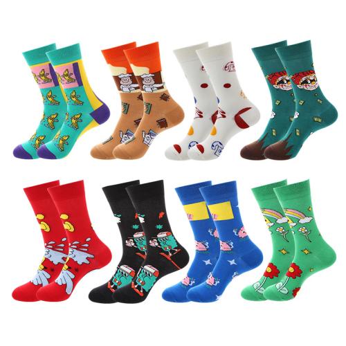 Coton Chaussettes unisexes pour les genoux couleur et motif différents pour le choix : Paire