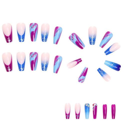 El plastico Uñas postizas, multicolor, Conjunto
