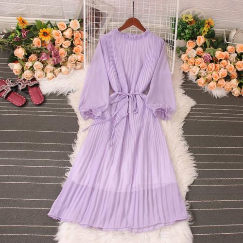 Tissu mixte Robe d’une seule pièce Solide plus de couleurs pour le choix : pièce