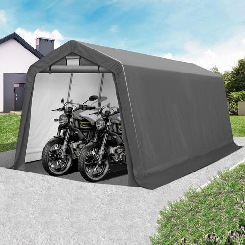 Alloy Steel & PE Plastic Waterproof Tent durable & dustproof & sun protection Solid gray PC