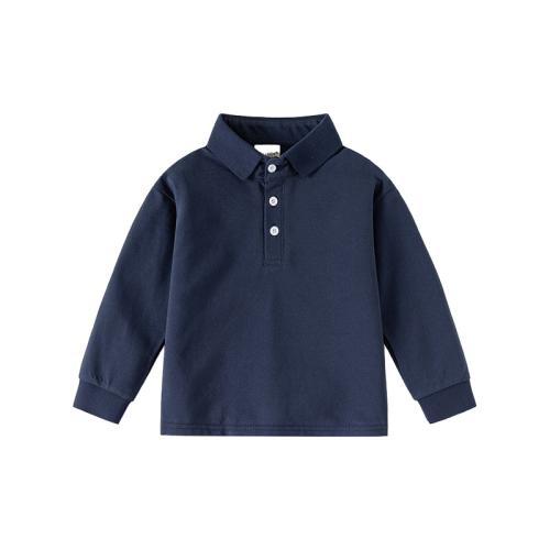 Cotton Children Polo Shirt jacquard Solid PC