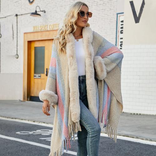 Polyester Mantel Poncho, Gedruckt, Gestreift, mehr Farben zur Auswahl, :,  Stück
