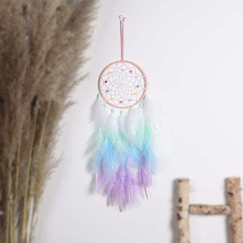 Feather & Iron Easy Matching Dream Catcher Hanging Ornaments Wall Hanging multi-colored PC