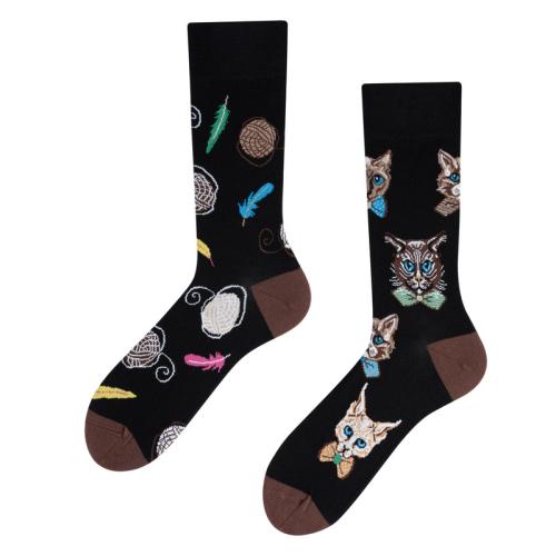 Katoen Unisex kniekousen Jacquard verschillende kleur en patroon naar keuze : Paar