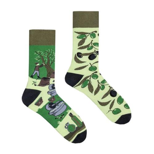 Coton Chaussettes unisexes pour les genoux jacquard couleur et motif différents pour le choix : Paire