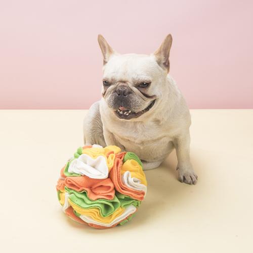 Polar Fleece Pet Sniff Ball for dogs PC