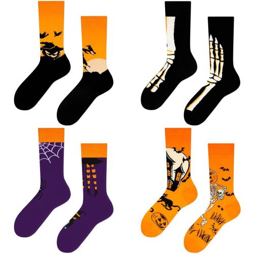 Coton Chaussettes unisexes pour les genoux jacquard couleur et motif différents pour le choix : Paire