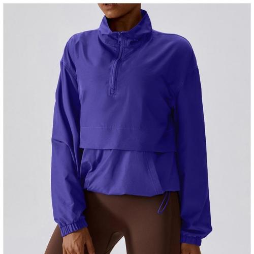 Polyamide & Polyester Quick Dry & windproof Women Sport Coat & sun protection & waterproof Solid PC