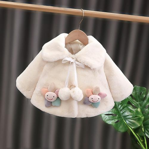 ウサギの髪 ガールコート 単色 選択のためのより多くの色 一つ