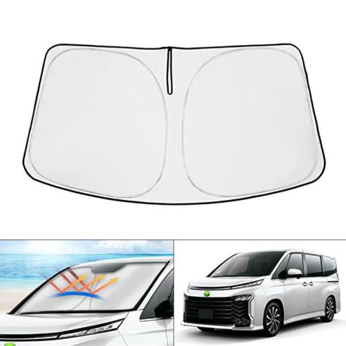 Silver Plasters Fabric Car Sun Shade silver PC