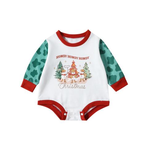 Cotton Slim Crawling Baby Suit printed multi-colored PC