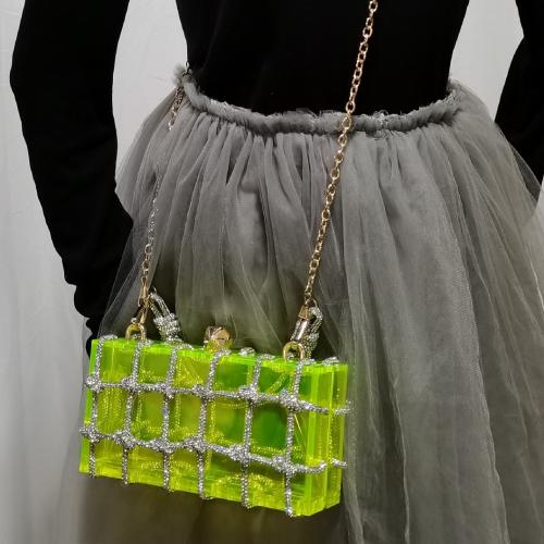 Acrílico Bolso de Crossbody, Sólido, más colores para elegir, trozo