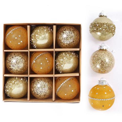 Plastique Boules de décoration de Noël plus de couleurs pour le choix Boîte