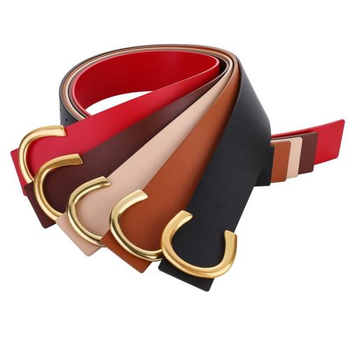 Split Leather & Zinc Alloy Easy Matching Fashion Belt Solid PC