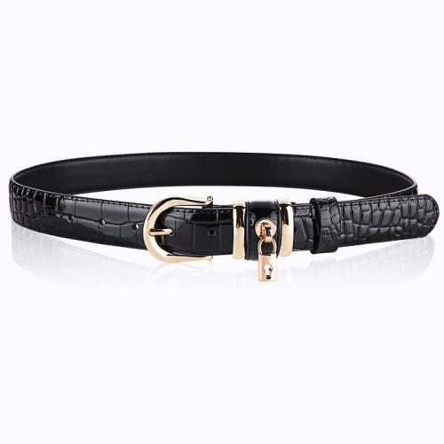 Split Leather & Zinc Alloy Easy Matching Fashion Belt Solid PC
