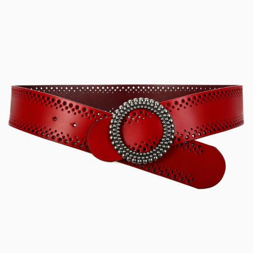 Split Leather & Zinc Alloy Easy Matching Fashion Belt Solid PC