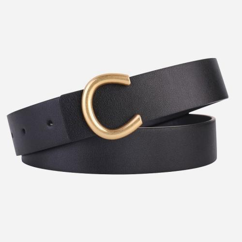 Split Leather & Zinc Alloy Easy Matching Fashion Belt Solid PC