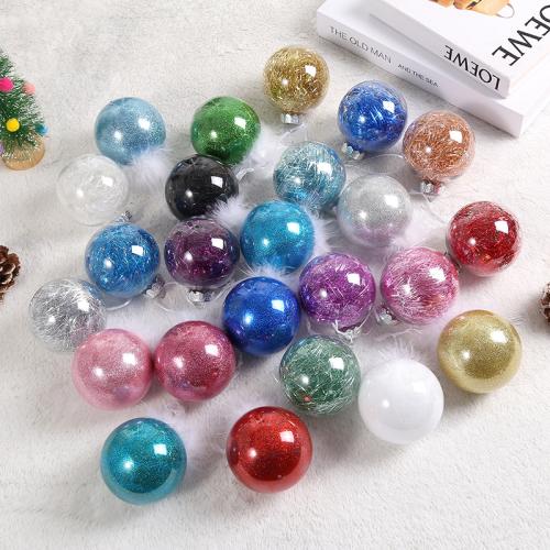Plastique Boules de décoration de Noël modèle différent pour le choix plus de couleurs pour le choix Beaucoup