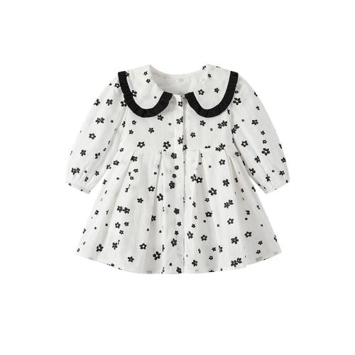 Cotone Dívka Jednodílné šaty Stampato Třes dvě různé barevné kus